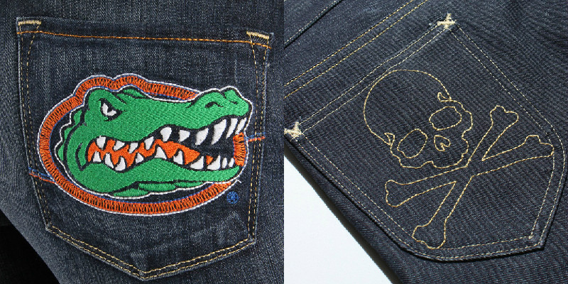 4. Embroidered Shapes
